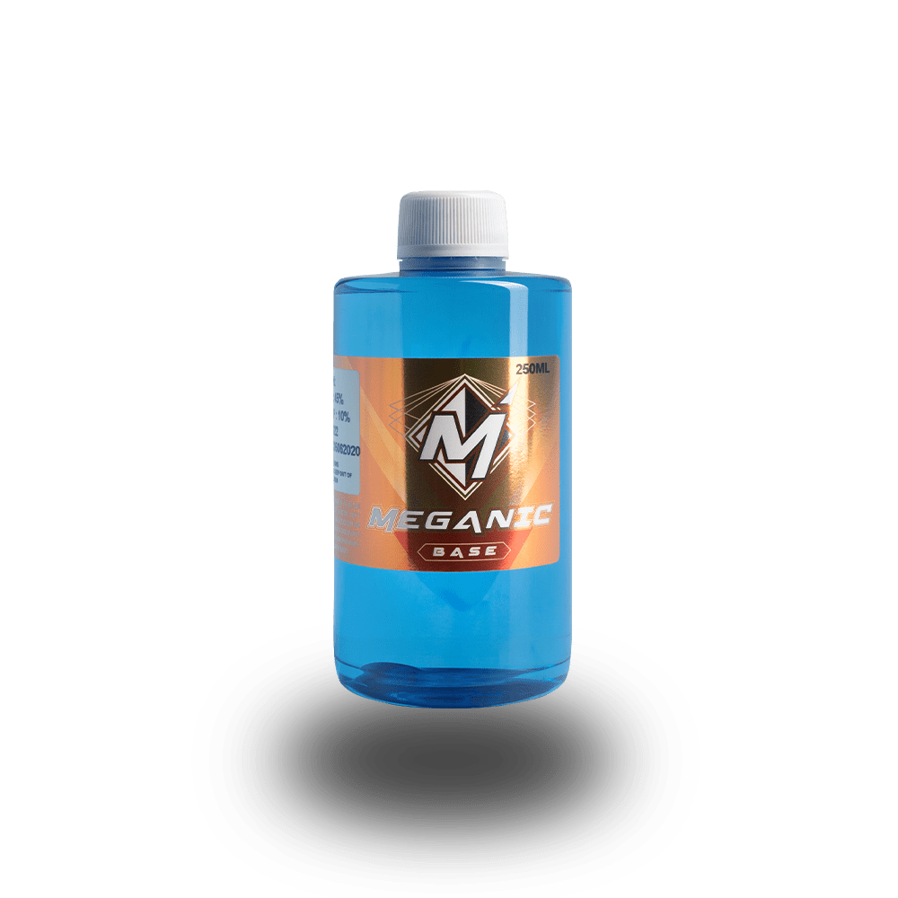 Meganic Quality Cheap Nicotine Booster Base, Vaping E-Liquid, Meganicotine.com 250ML Bottle VG / PG