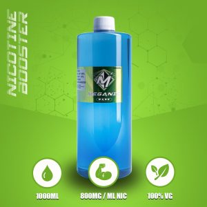 Meganic Flavorless Vaping Nicotine Base Big Bottle 1000ML / 800MG / ML Nicotine Booster, Vaping, Eliquid, Meganicotine.com - Premium Quality, Best Price - 100% VG