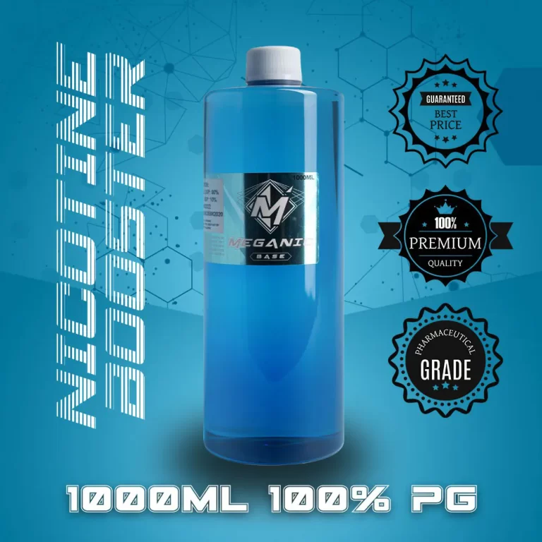 Meganic Nicotine Booster - Flavourless Vaping Base 1000ml 100% PG